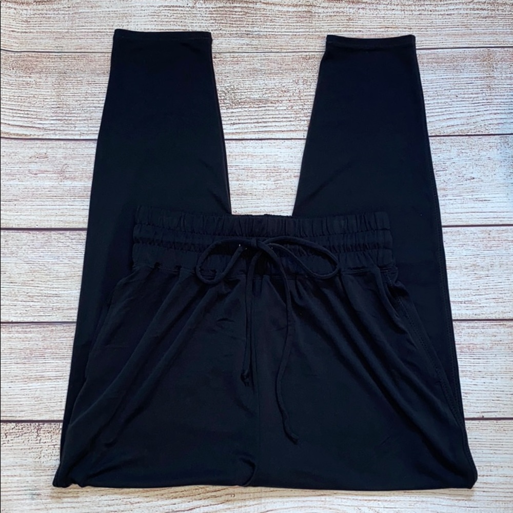 Fabletics Black Drawstring Pants - image 2